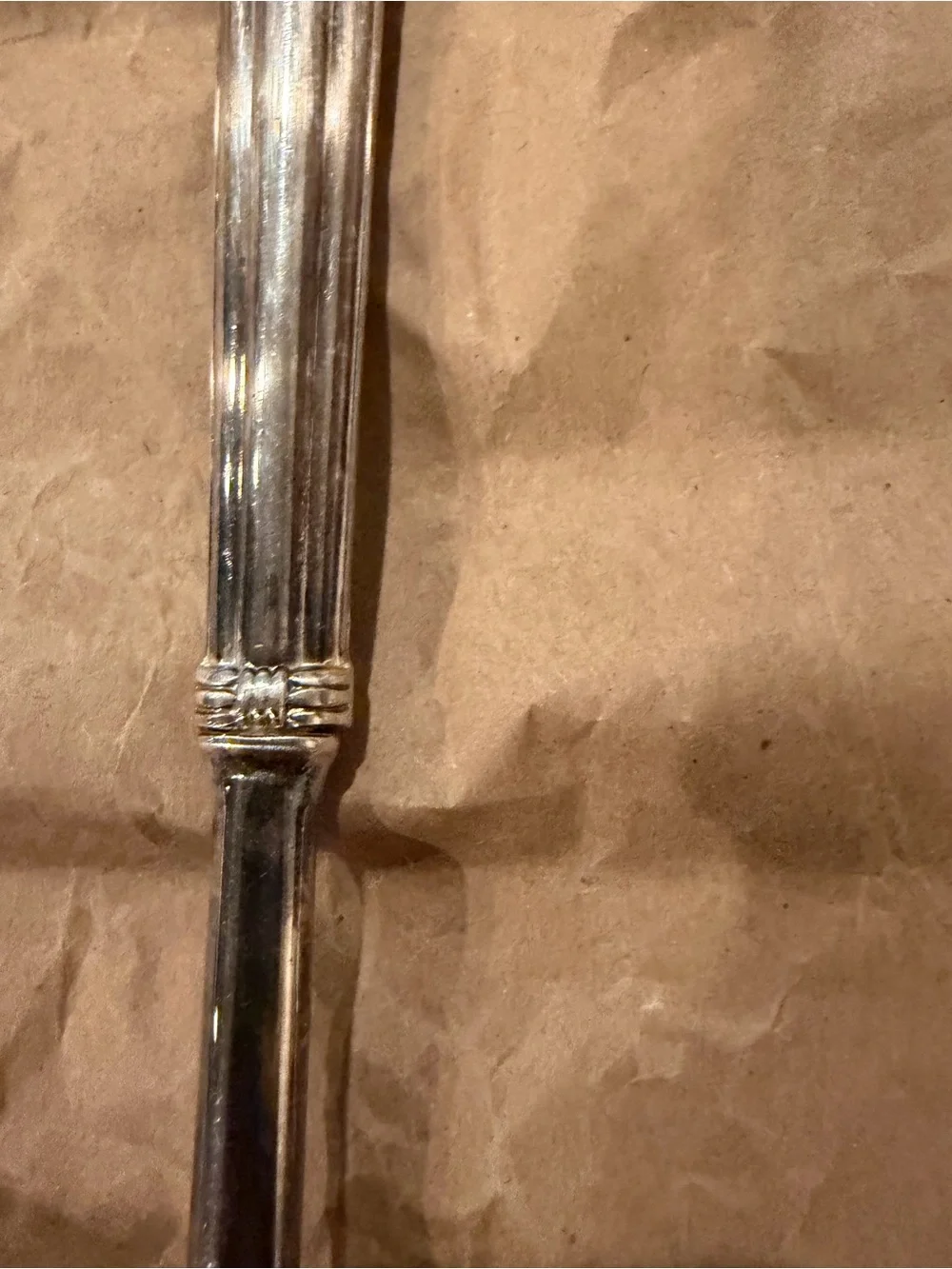 Polished Silver Serving Spoon - Classic Silver Tone